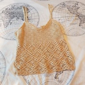 Crotchet Crop top with breast liner